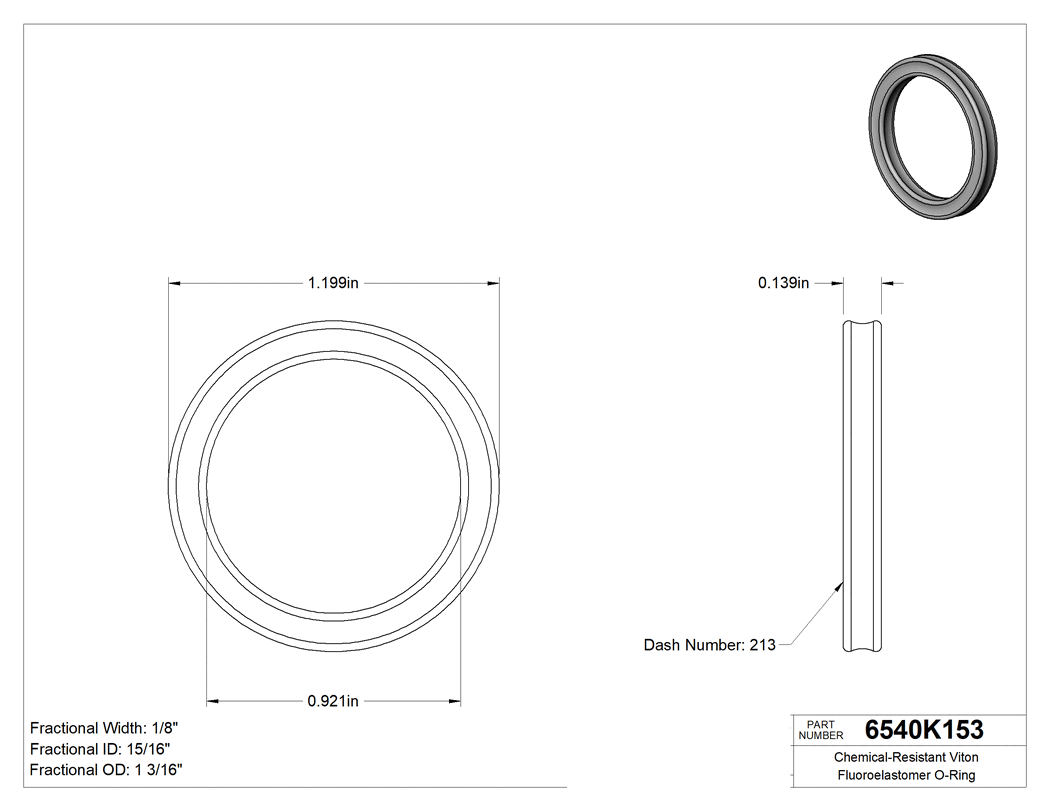 Technical drawing - 6540K153